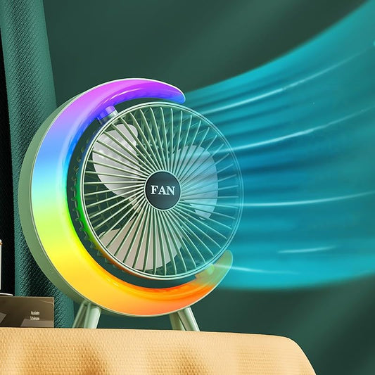 Desk USB Fans Small Quiet 180 DegreesFlexora Gadgets