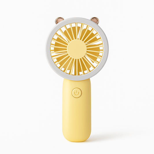 Mini Rechargeable fan with LED LightFlexora Gadgets