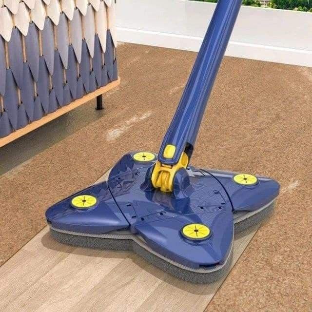 360° Rotatable Cleaning Mop ️ - Automatic Water Pressure Microfiber Telescopic Spin Mop - Flower ShapeFlexora Gadgets