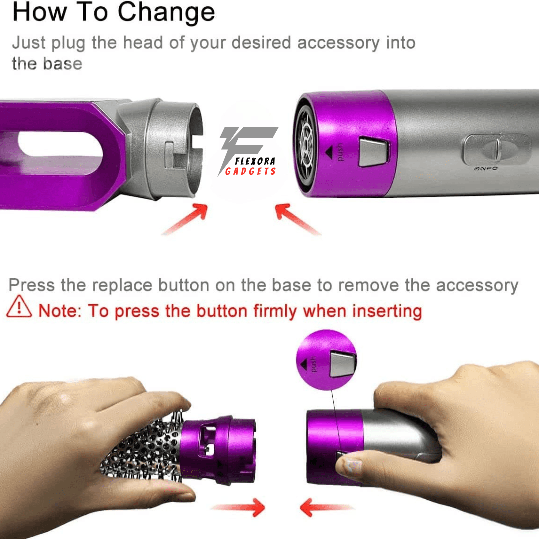5 In 1 Hot Hair Styling toolFlexora Gadgets