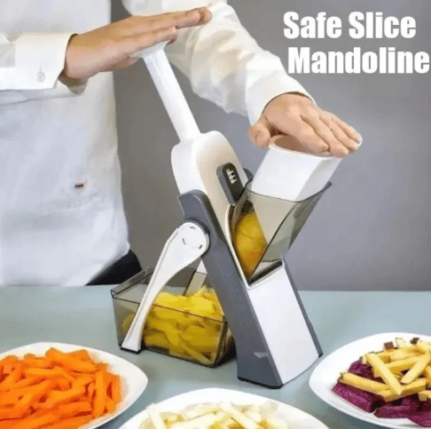 5 - in - 1 Mandoline Spring Slicer & DicerFlexora Gadgets