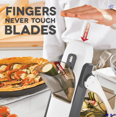 5 - in - 1 Mandoline Spring Slicer & DicerFlexora Gadgets