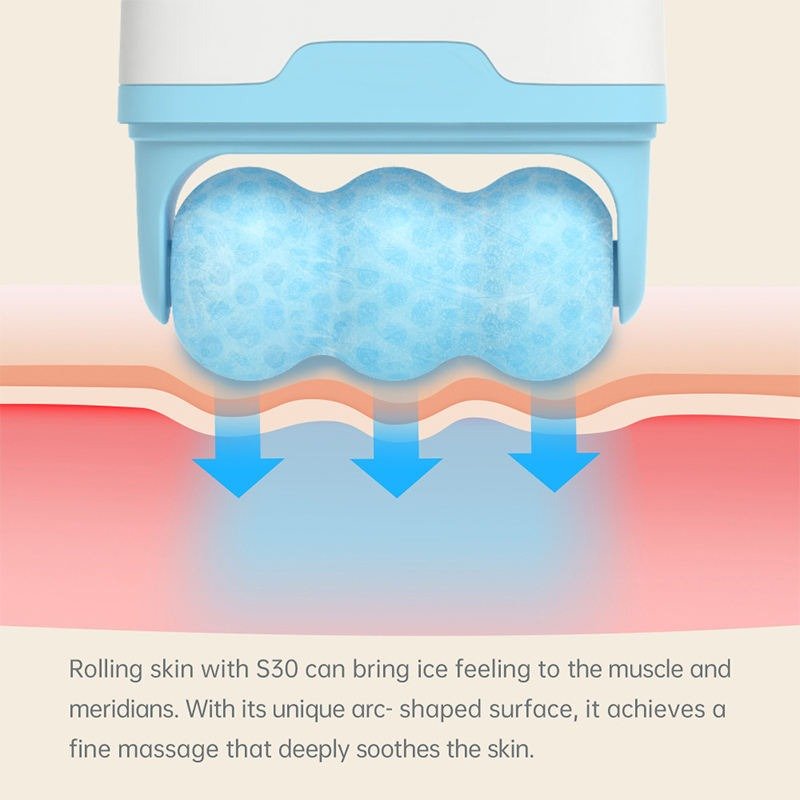 Anti - aging Skin Care Dual Ice Roller For Face Tighten Ice Face RollerIce Face RollerFlexora Gadgets