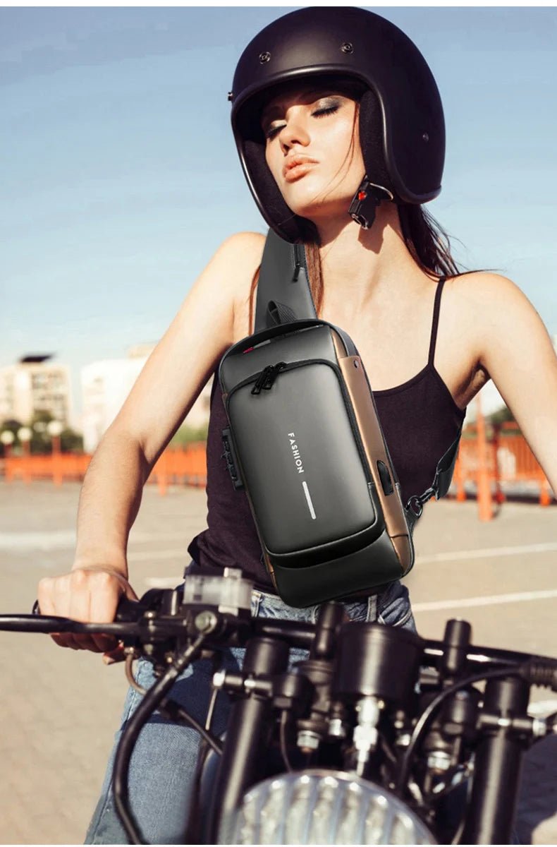 Anti - theft Crossbody Shoulder BackpackFlexora Gadgets