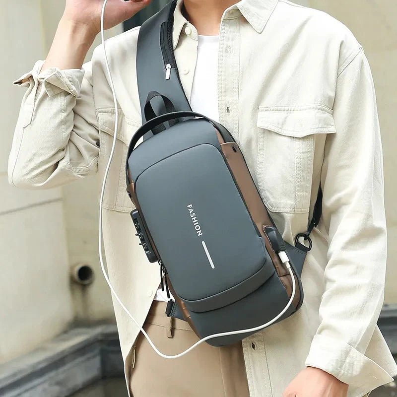 Anti - theft Crossbody Shoulder BackpackFlexora Gadgets