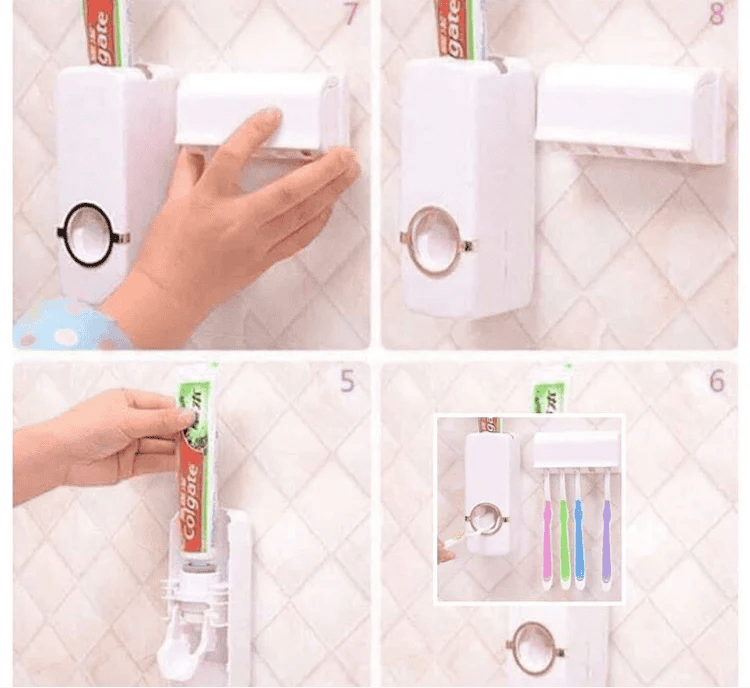 Automatic Toothpaste Dispenser & HolderFlexora Gadgets