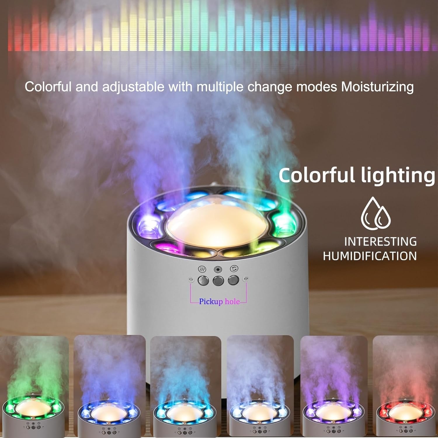 Cool Mist Humidifier With attractive LightsFlexora Gadgets