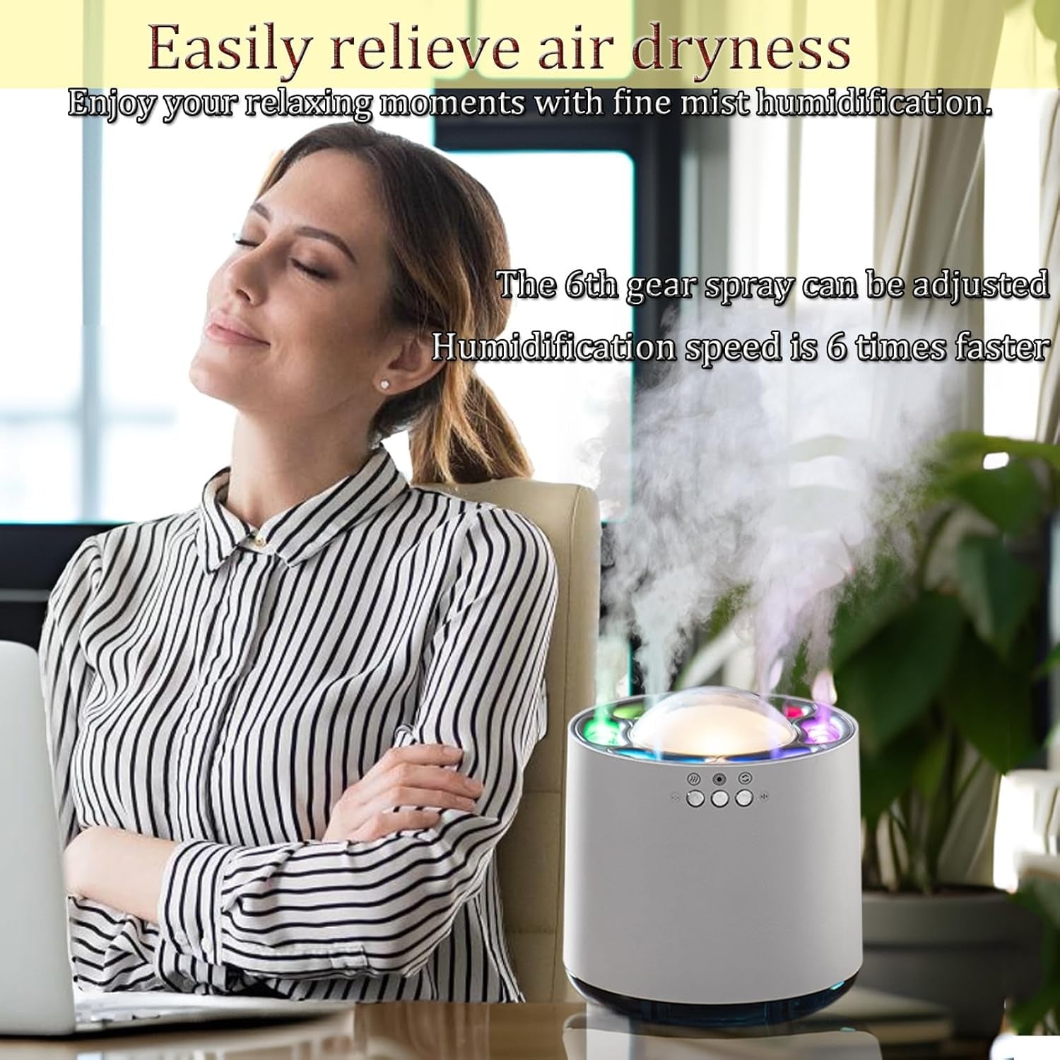 Cool Mist Humidifier With attractive LightsFlexora Gadgets