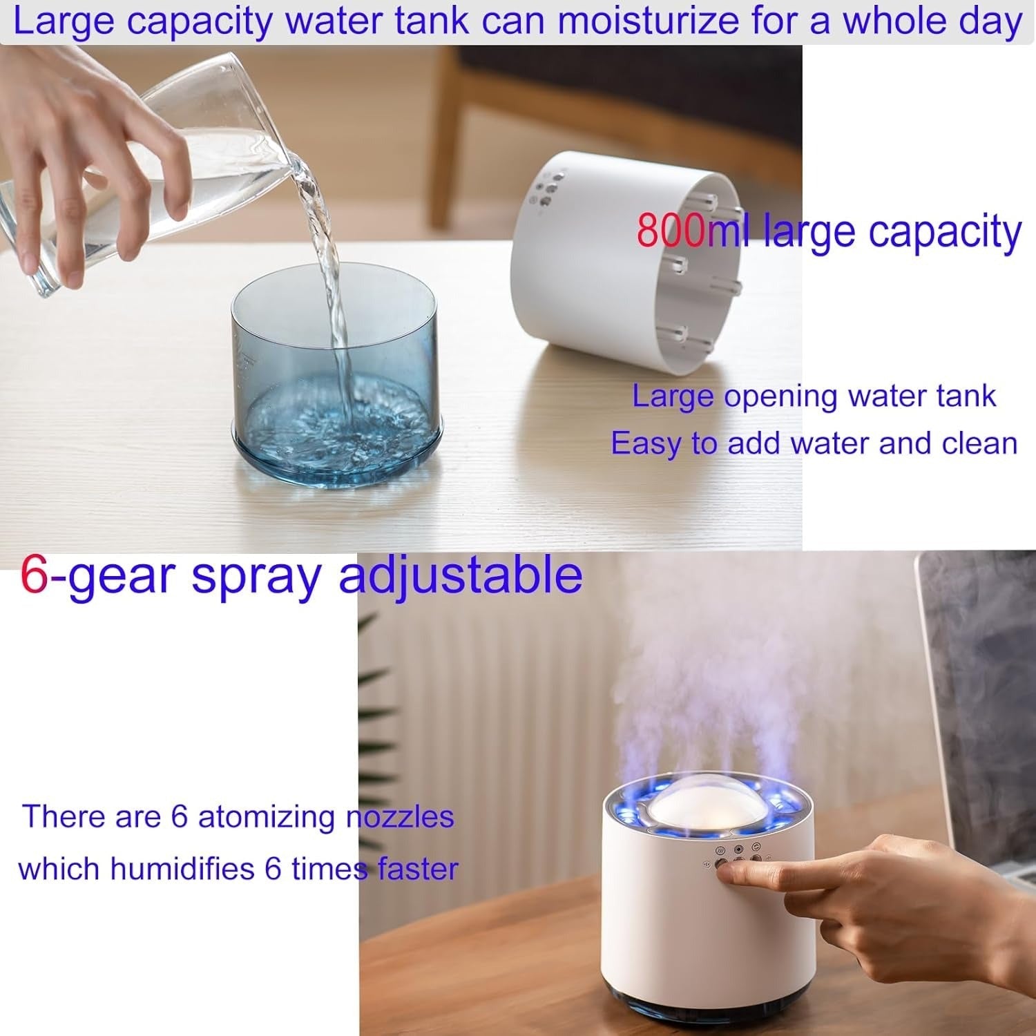 Cool Mist Humidifier With attractive LightsFlexora Gadgets