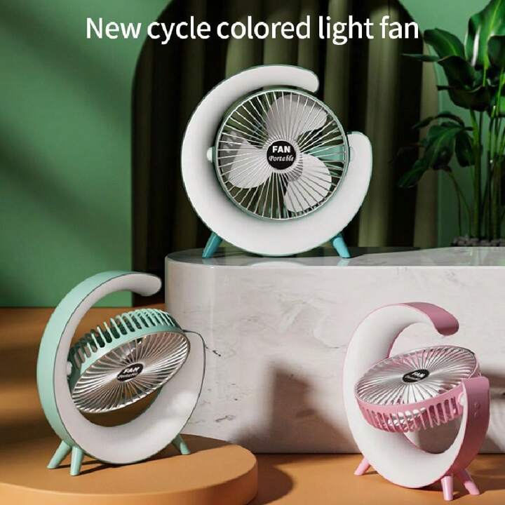 Desk USB Fans Small Quiet 180 DegreesFlexora Gadgets
