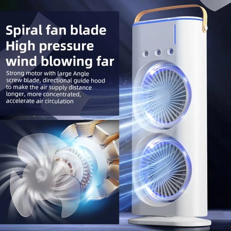 Double - Ended Spray Water Mist FanFlexora Gadgets