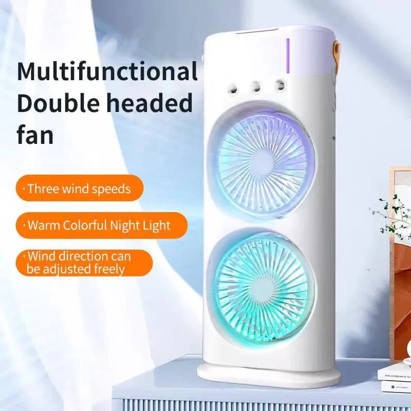 Double - Ended Spray Water Mist FanFlexora Gadgets
