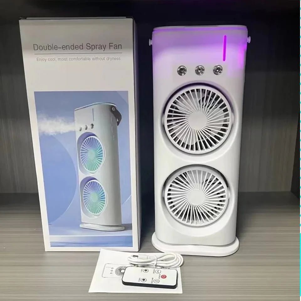 Double - Ended Spray Water Mist FanFlexora Gadgets