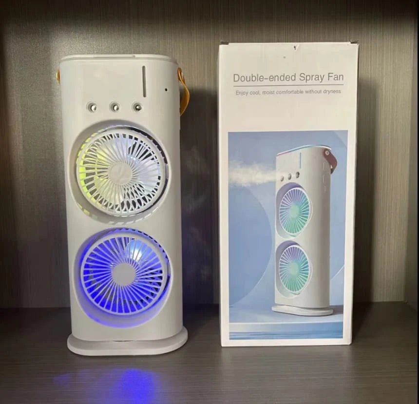 Double - Ended Spray Water Mist FanFlexora Gadgets