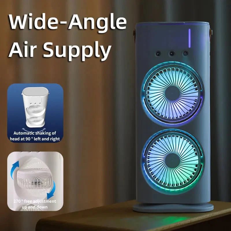 Double - Ended Spray Water Mist FanFlexora Gadgets