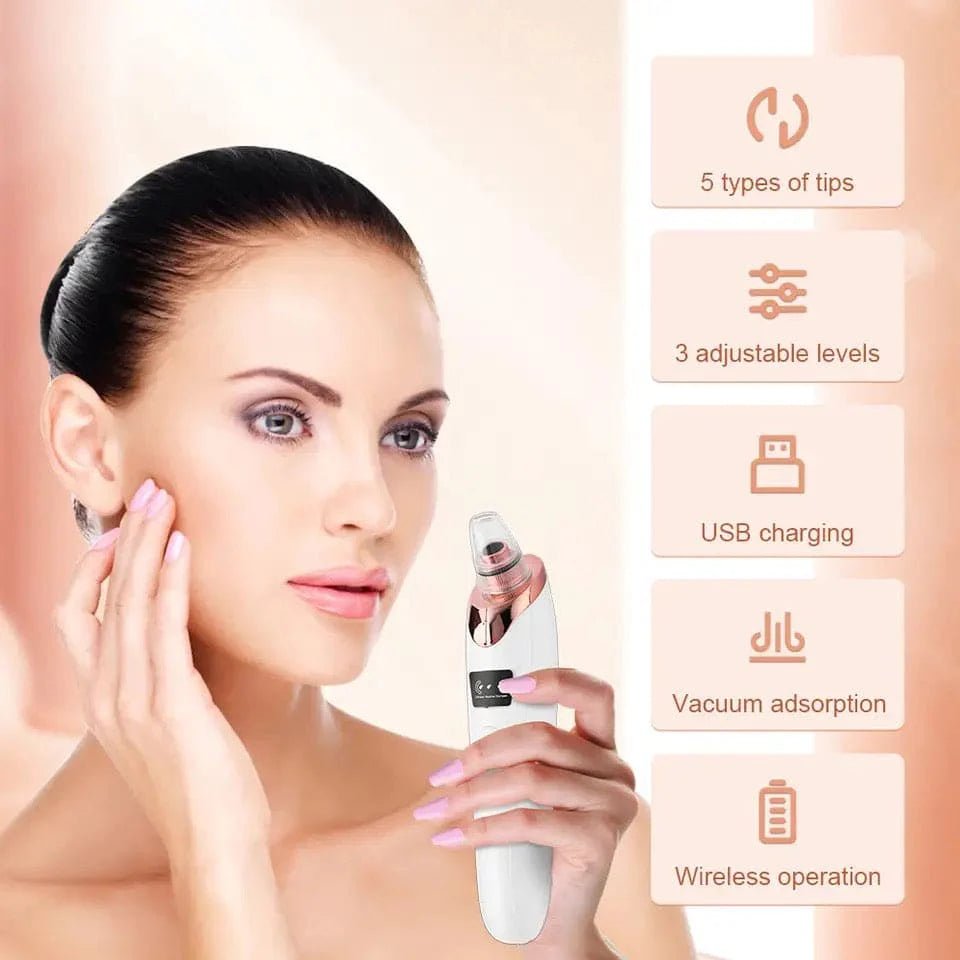 Electric Blackhead Remover, Vacuum Acne Cleaner Removal DeviceFlexora Gadgets