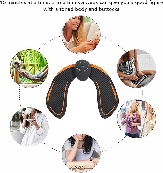 EMS 6 Mode Body butt pads MassagerFlexora Gadgets
