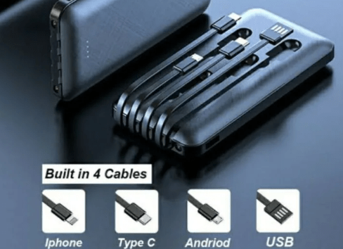 Flexora 20000mAh Power Bank Built - in CablesFlexora Gadgets