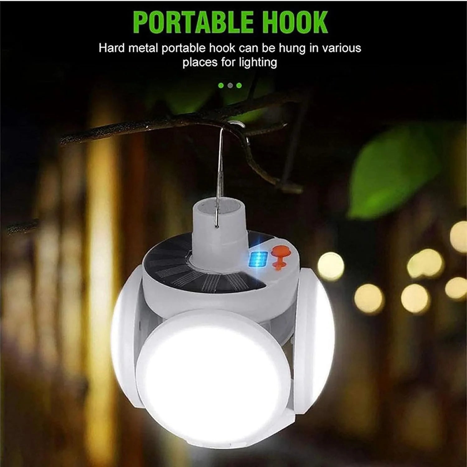 Football Foldable Solar LightFlexora Gadgets