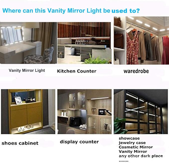 Led Vanity Mirror LightsFlexora Gadgets
