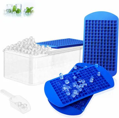 Mini Ice Cube Tray (160 Small Ice Cube Mold)Flexora Gadgets