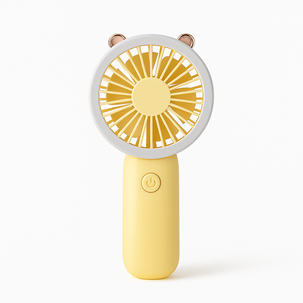 Mini Rechargeable fan with LED LightFlexora Gadgets