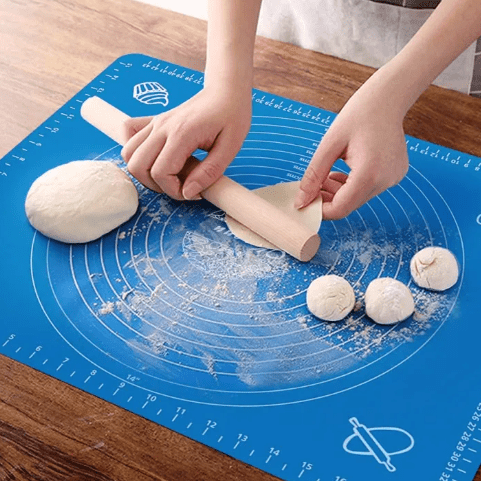 Non - Stick Silicone Roti & Pastry Rolling Mat – Reusable Baking SheetFlexora Gadgets