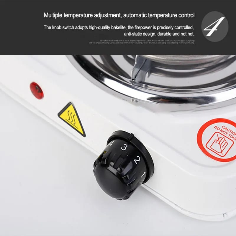 Portable Electric Stove Single Burner 1000WFlexora Gadgets