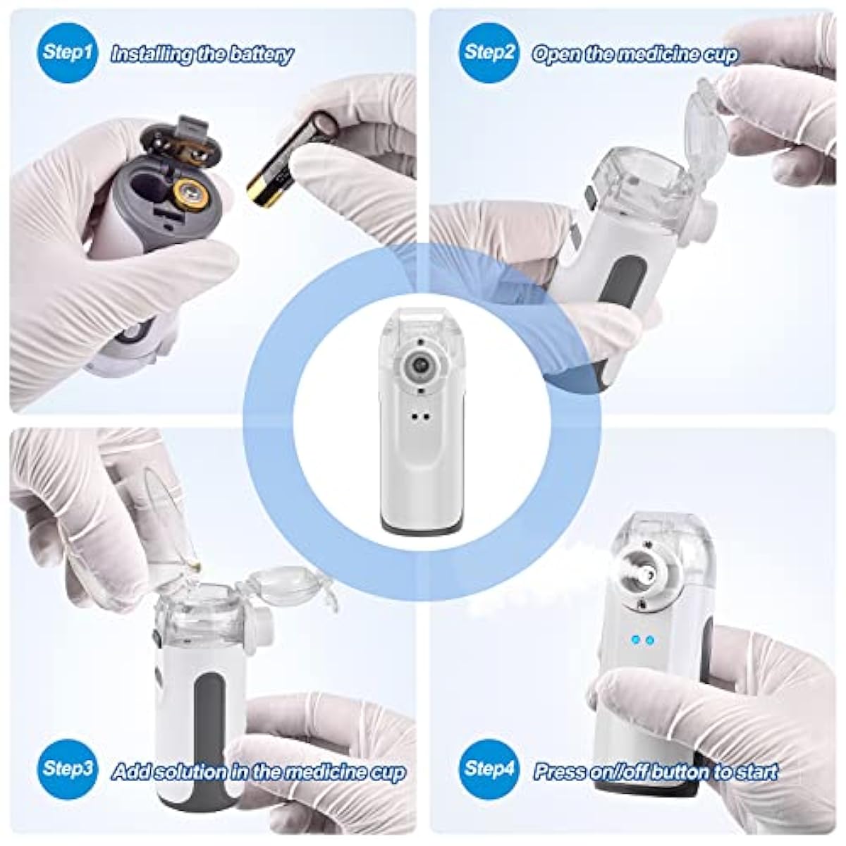 Portable Mesh NebulizerFlexora Gadgets