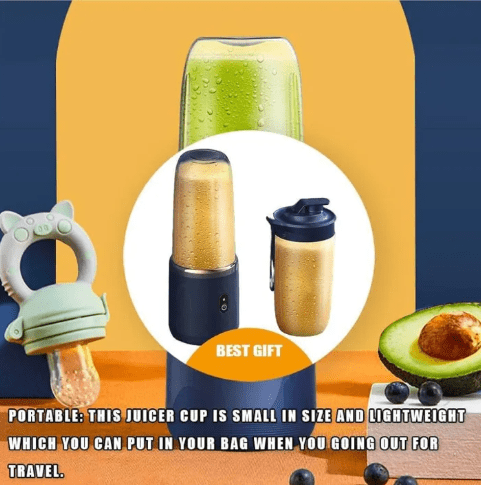 Portable Smoothie Blender Bottle – USB Rechargeable | 2 - in - 1 Juicer & BottleFlexora Gadgets