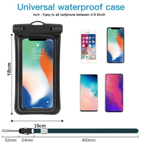 PVC Waterproof Mobile Pouch – Universal Transparent Phone CaseFlexora Gadgets