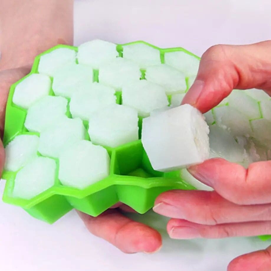 Silicone 37 Cells Hexagonal Ice Tray - Free ShippingFlexora Gadgets
