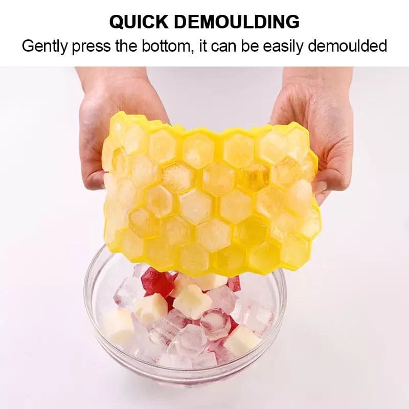 Silicone 37 Cells Hexagonal Ice Tray - Free ShippingFlexora Gadgets