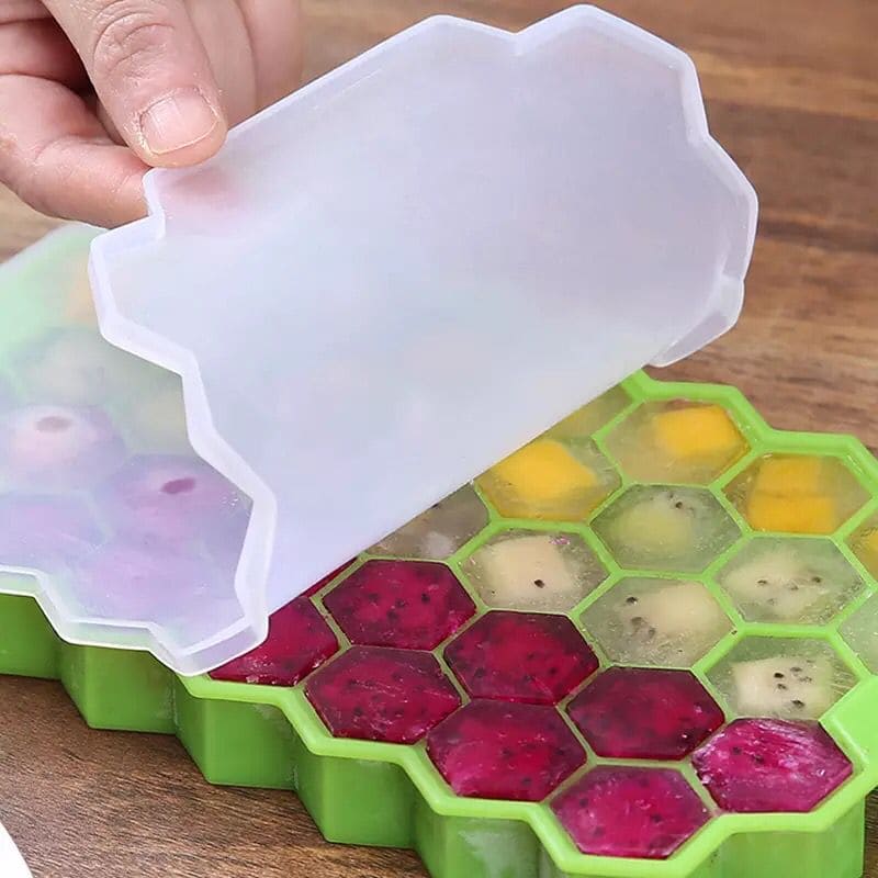 Silicone 37 Cells Hexagonal Ice Tray - Free ShippingFlexora Gadgets