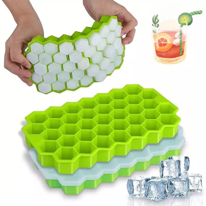 Silicone 37 Cells Hexagonal Ice Tray - Free ShippingFlexora Gadgets