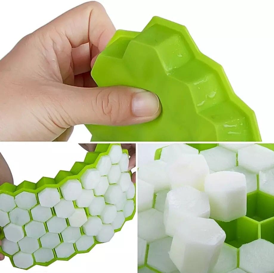 Silicone 37 Cells Hexagonal Ice Tray - Free ShippingFlexora Gadgets