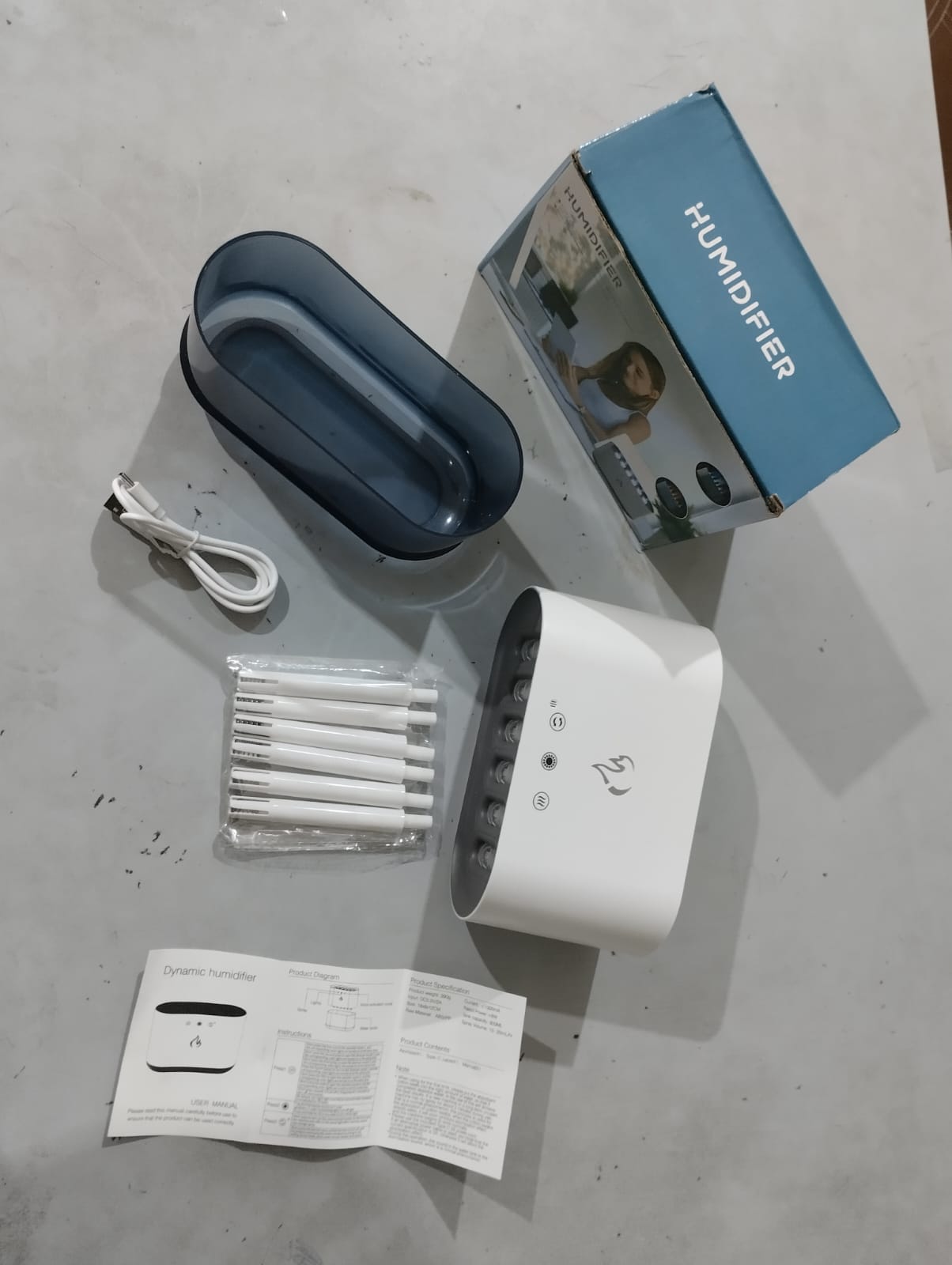 Six hole flame humidifier 900mlFlexora Gadgets
