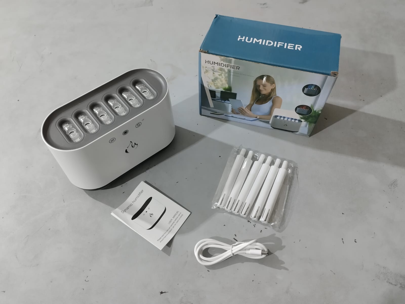 Six hole flame humidifier 900mlFlexora Gadgets