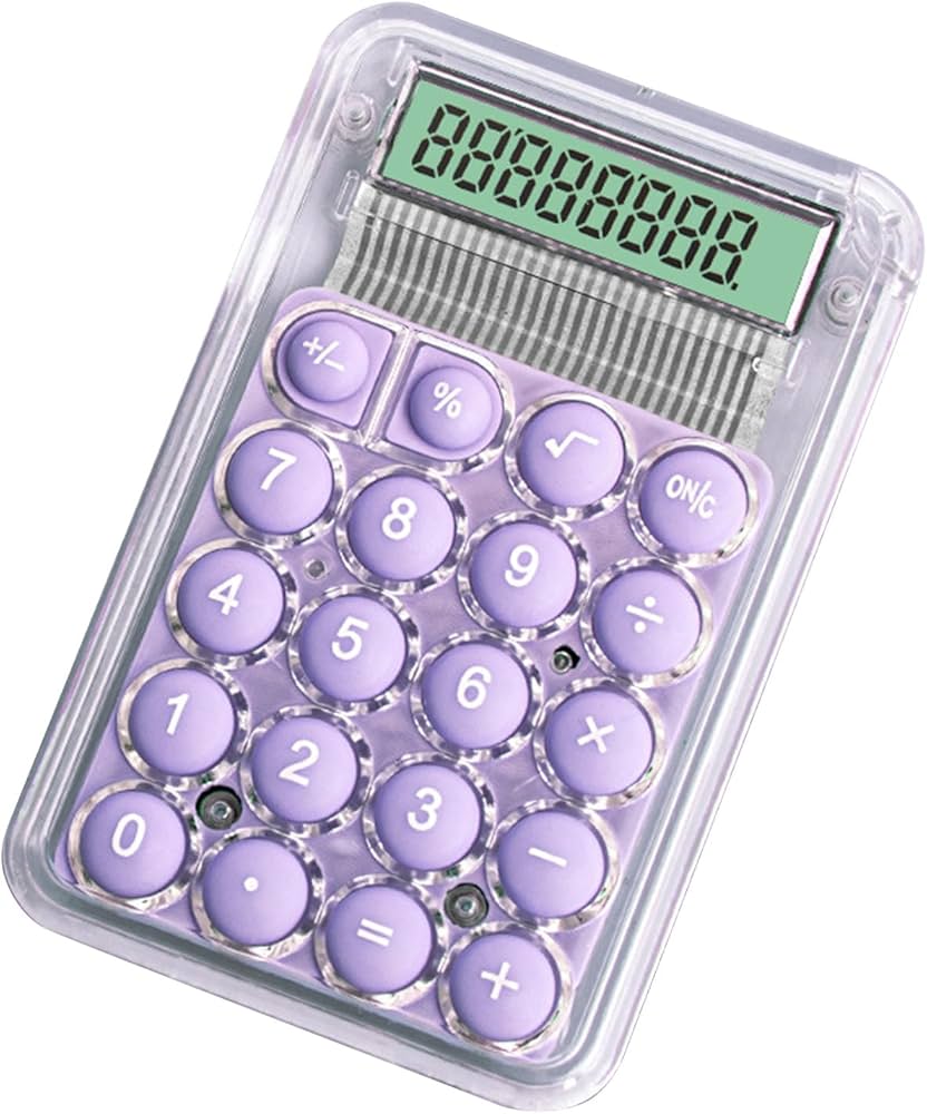 Small Portable Cute Silent CalculatorFlexora Gadgets
