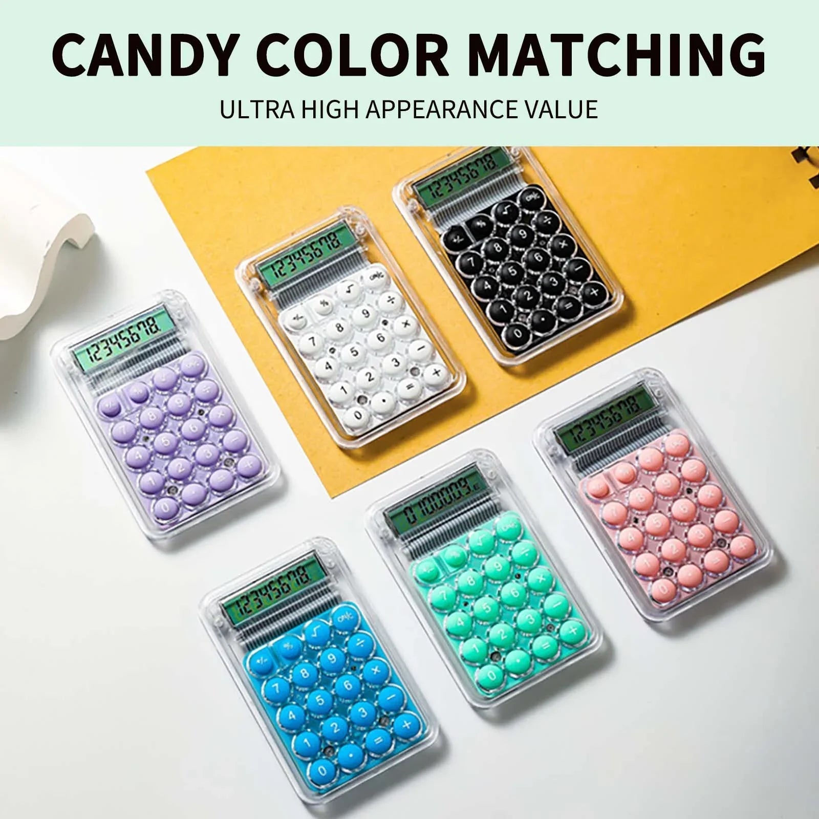 Small Portable Cute Silent CalculatorFlexora Gadgets