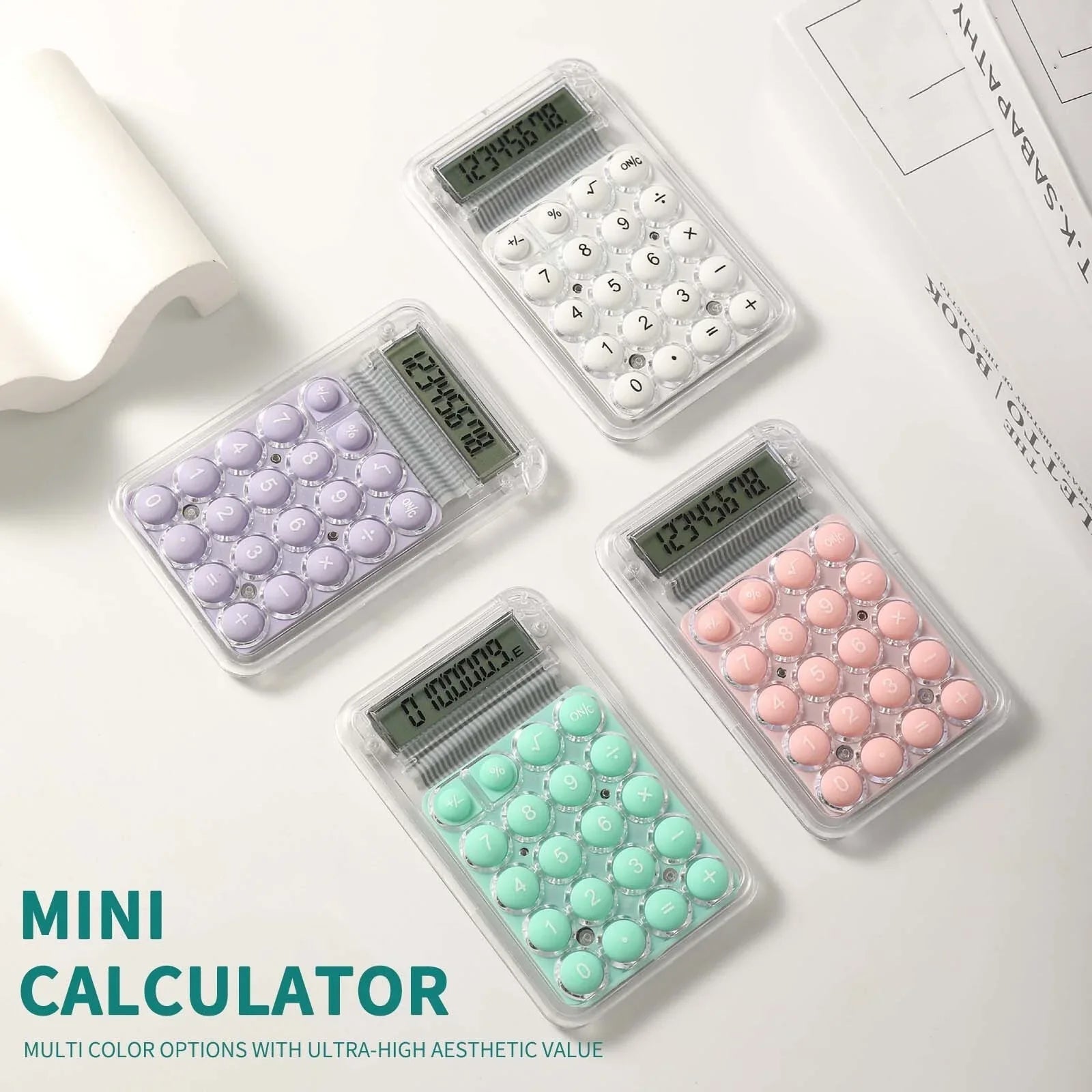 Small Portable Cute Silent CalculatorFlexora Gadgets